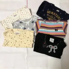 MIKI HOUSE ダブルビー　長袖カットソー 120サイズ 6点セット