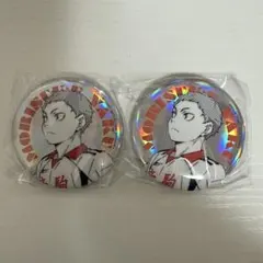 ハイキュー ポートレートシャイニー缶バッジ 夜久衛輔