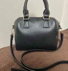 2way ミニボストン ショルダーバッグ ブラック
