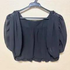 結婚式 ボレロ ブラック