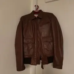 Duffers ブラウン レザージャケット S