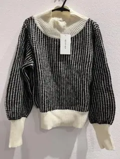 vis-à-vis ビサビ　バルーンスリーブニット　セーター　レディース　ニット