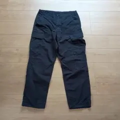 ユニクロ　メンズ　カーゴパンツ　黒　M