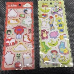 ベイマックス トイストーリー マシュマロシール 2種セット