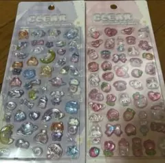 国内正規品　クリアぷくぷくキャンディシール 2枚セット