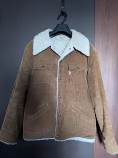 Levi's リーバイス コーデュロイ ボアジャケット ブラウン S