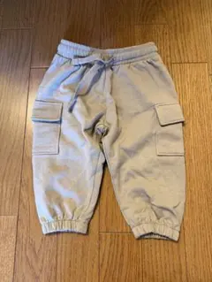 H&M 100%オーガニックコットン カーゴパンツ 75cm