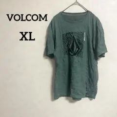 即購入OK‼️ VOLCOM 【XL】 グリーン Tシャツ 半袖 カジュアル 古着