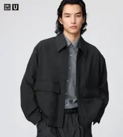 UNIQLO U ショートブルゾン 黒 Mサイズ 新品未使用 ユニクロ ユー