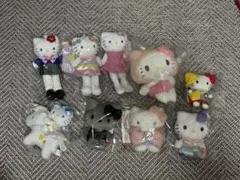 ハローキティ ぬいぐるみ キーホルダー まとめ売り