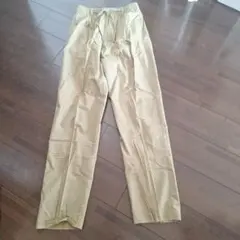 ベージュ 綿100% スラックス Lサイズ