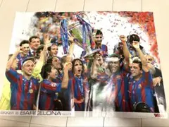 サッカー ポスター セビージャ FCバルセロナ リオネルメッシ 特別