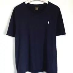 ラルフローレン ネイビー Tシャツ ポロ ワンポイント シャツ ポニー ロゴ 紺