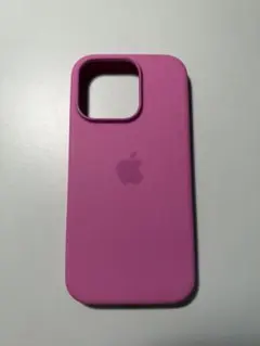 【純正】Apple iPhone 16Pro シリコーンケース フクシアピンク