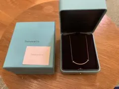 TIFFANY&Co.ティファニーTスマイルダイヤモンドスモールネックレス　YG