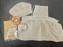 donuts &pretzel &apron set bebe cafe