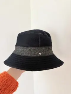 ヘレンカミンスキー 中折れハット 紺色 - メルカリ