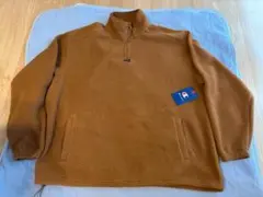 신품 미사용 Champion ハーフジップ ボアジャケット ブラウン L