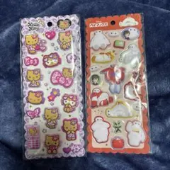 正規品　モチモチマシュマロシール　日焼けキティ ・ベイマックス