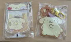 ポムポムプリン　アクリルキーホルダー2点セット