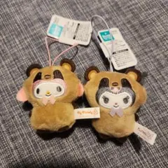 サンリオ　着ぐるみマスコット　たぬき