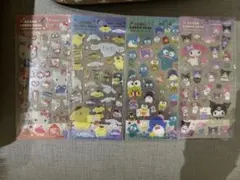 サンリオ　クリアキャンディシール4枚セット★