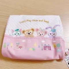 新品　タグ付き　ダッフィー＆フレンズ　かくれんぼポーチ　東京ディズニーシー
