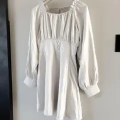 ems excite エムズエキサイト 長袖 ワンピース 膝上 フレア フリー