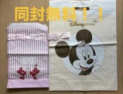 Disney Store ディズニーストアショップ袋 巾着 ミッキーミニーピンクのサムネイル