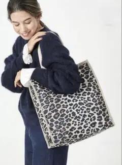 LeSportsac LGブックトートバッグ フラクセンレオパード A4大容量のサムネイル