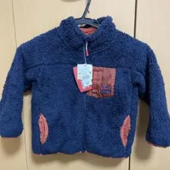 CHUMS キッズ フリースジャケット M ネイビー