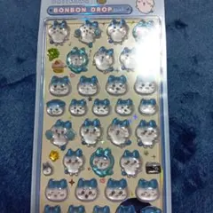ちいかわ　ハチワレ　ボンボンドロップシール