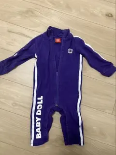 BABY DOLL 紫色ロンパース