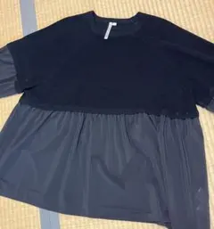 HK WORKS LONDON ブラック七分袖チュニック L