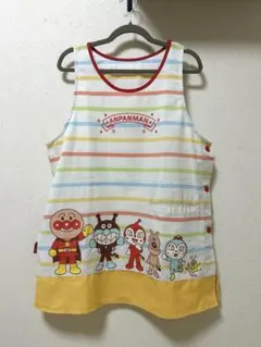 アンパンマン キャラクターエプロン ボーダー柄のサムネイル