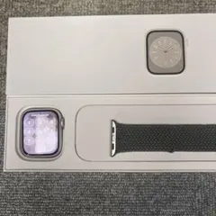 Apple Watch Series8 45mm ゴールド　編み込みバンド