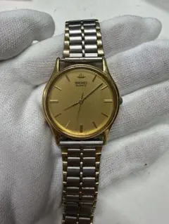 SEIKO QUARTZ メンズ 腕時計 ゴールドカラー