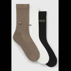 HUGO メンズソックス　3足セット