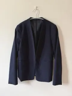 美品★GU ウォッシャブル ノーカラー ジャケットZのサムネイル