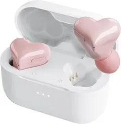 大特価‼️ハート型イヤホン　Bluetoothワイヤレスイヤホン　ハート　ピンク