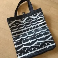 未使用♡FAUCHON ジャガード織 サブバッグ 縦型 エコバッグ ブラック