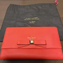 kate spade ケイトスペード クラッチ バッグ オレンジ レッド