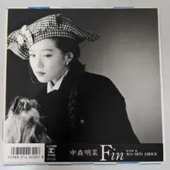 EP/シングルレコード/7インチ/中森明菜 Fin/ハガキ付き