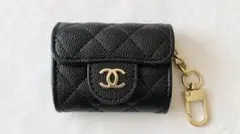 CHANEL イヤーズギフト コインケース エアポッツケース BLACK - メルカリ