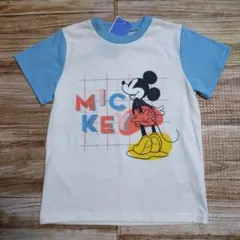 新品 未使用 ディズニー ミッキー 半袖 ラグランTシャツ 男の子 120のサムネイル