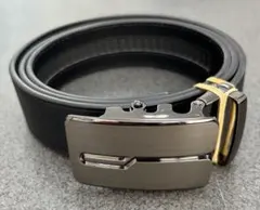 黒レザーベルト メタルバックル付き dunhill - メルカリ