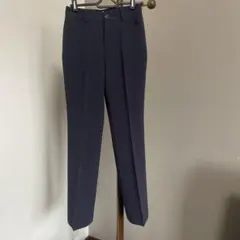 新品B3 ネイビー 魔法のパンツ　スラックス ストレートパンツ　レディースS7号