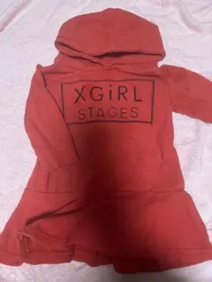 XGIRL STAGES フード付きレッドワンピース
