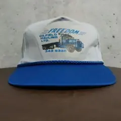 US企業　ヴィンテージトラッカー キャップ　80's 90's　ツートーン