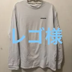 パタゴニア L/S P-6ロゴ レスポンシビリティー M ロンT ホワイト